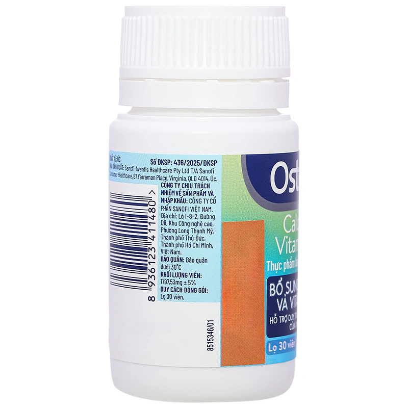 Thực phẩm bảo vệ sức khỏe OSTELIN Calcium & Vitamin D3 - 13